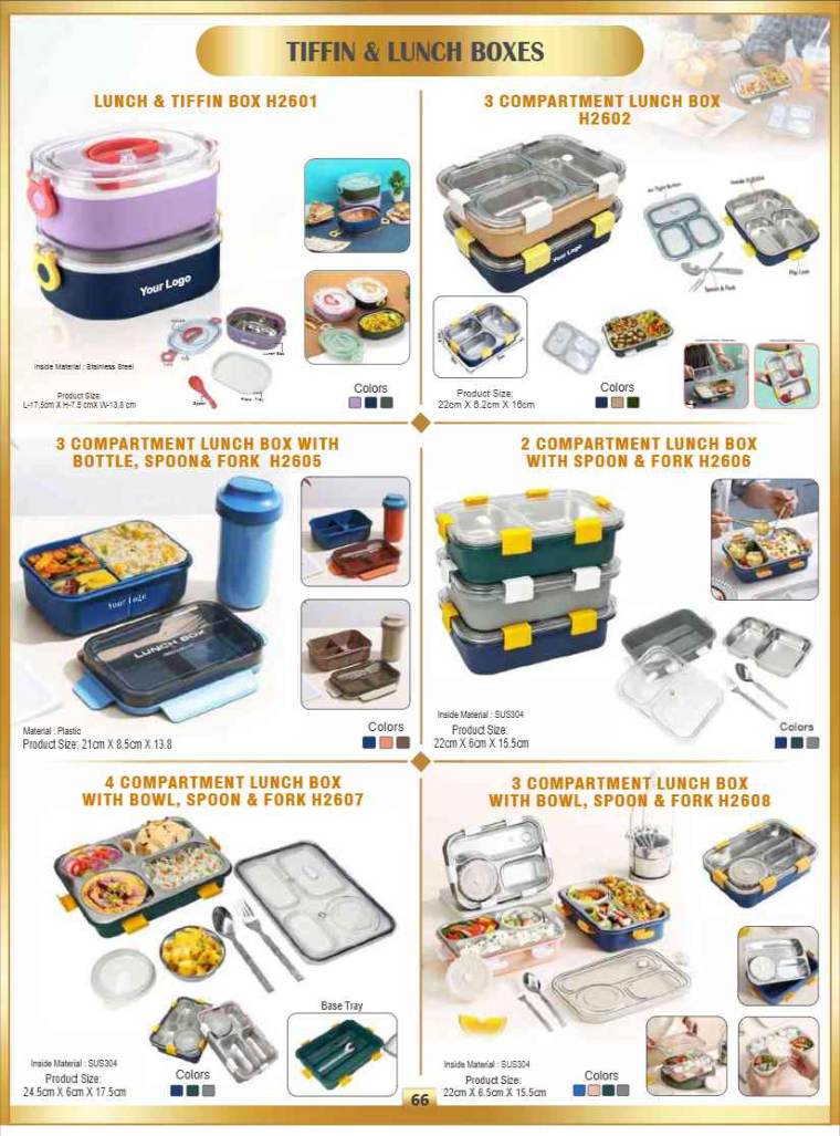 Tiffins & Lunch Boxes